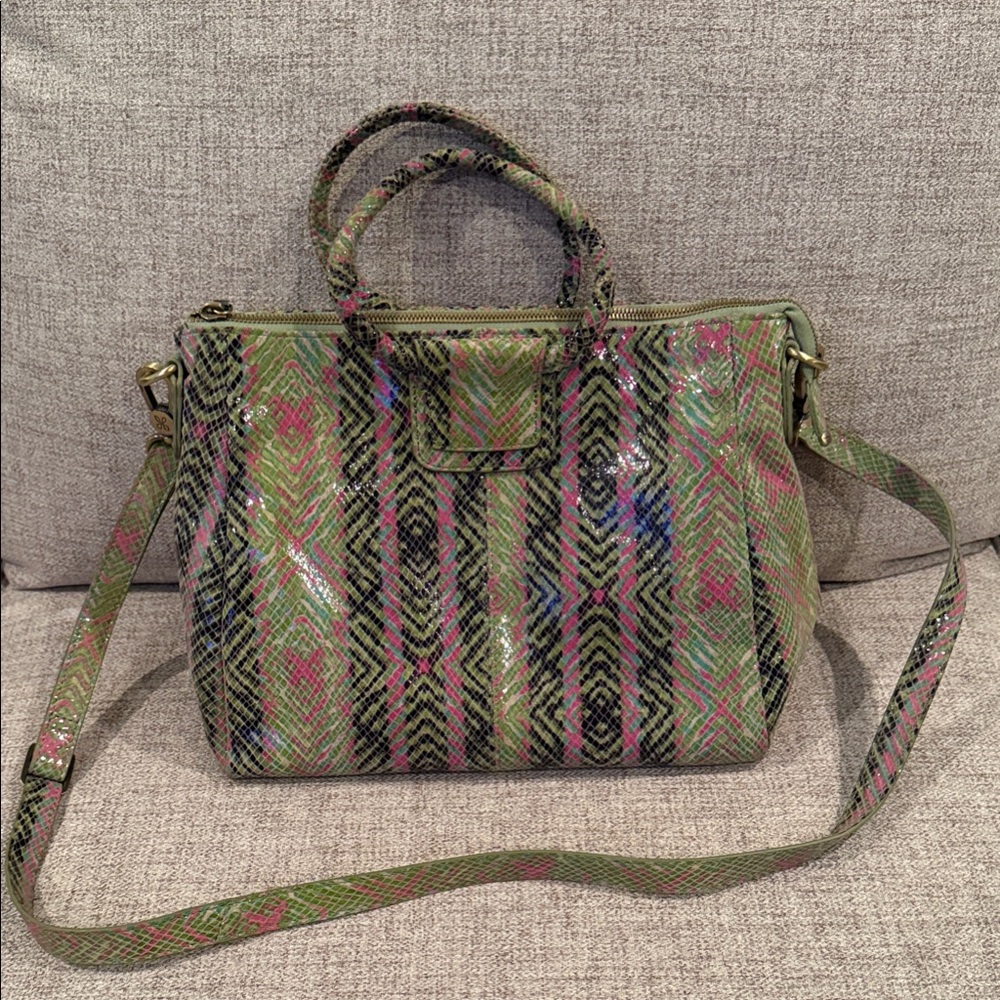 HOBO Sheila Crossbody Diamond Print - Picture 1 of 5